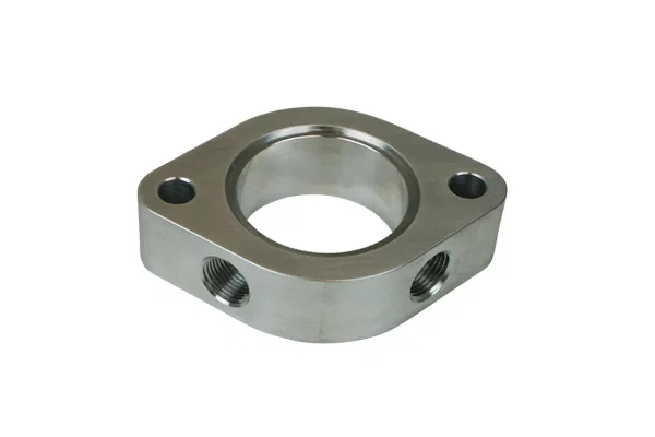 63433 – MOROSO Thermostat Housing Spacer, Use On Brodix HV Series Intake Manifolds 1 Inch Thickness Aluminum With Two...